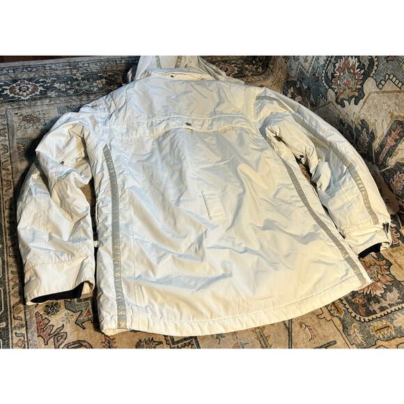 Chervo Italian Snow jacket Skii Snowboarding white Coat Women's Medium - Picture 5 of 15